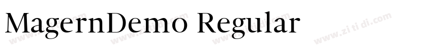 MagernDemo Regular字体转换 MagernDemo Regular字体转换